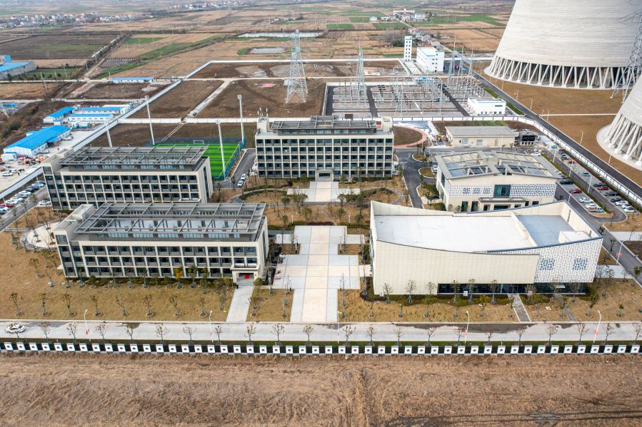 廠前區(qū)投用（攝影：王運瀅）